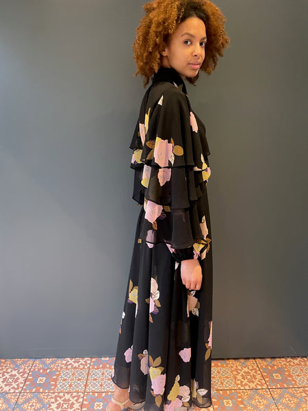 Maxi Cape Dress - side view