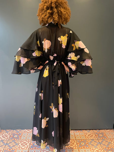 Maxi Cape Dress - back view 1