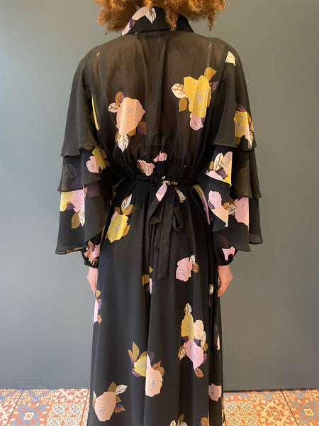 Maxi Cape Dress - back view 2