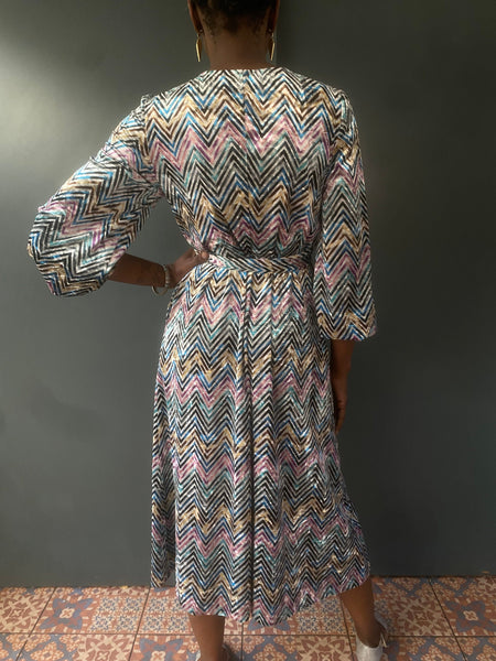 Babooska Wrap Dress - back view