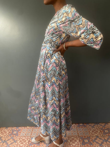 Babooska Wrap Dress - side view