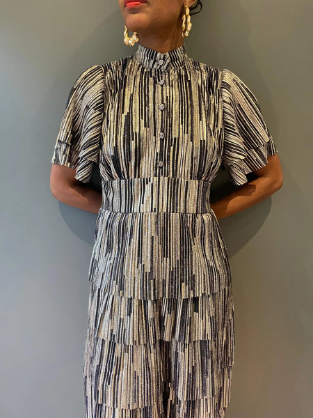 Froo Froo Dress in Shimmer Lurex - front view 2