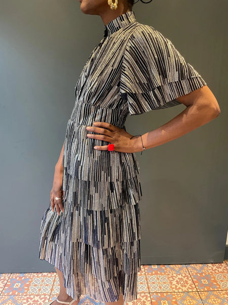 Froo Froo Dress in Shimmer Lurex - side view