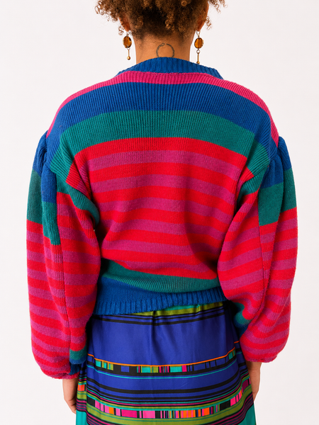 1970s Cloth Kits Balloon Sleeve Jumper