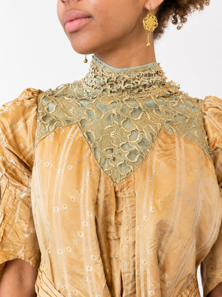 Victorian Pale Gold Corseted Jacket