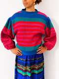 1970s Cloth Kits Balloon Sleeve Jumper