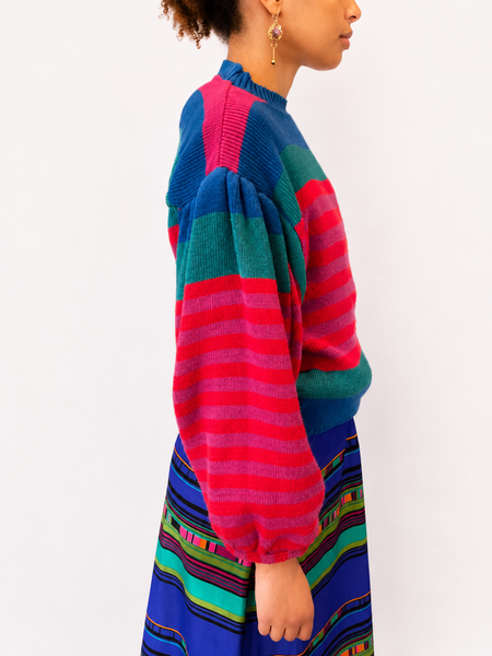 1970s Cloth Kits Balloon Sleeve Jumper