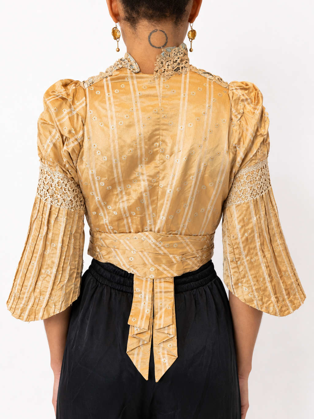 Victorian Pale Gold Corseted Jacket