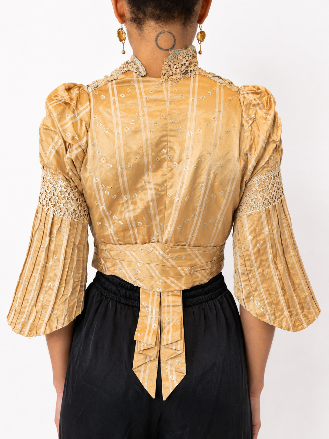 Victorian Pale Gold Corseted Jacket