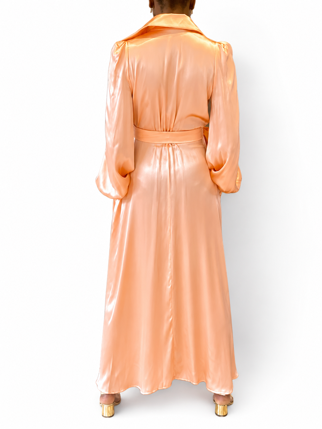 Varon Dress in Peach Blush