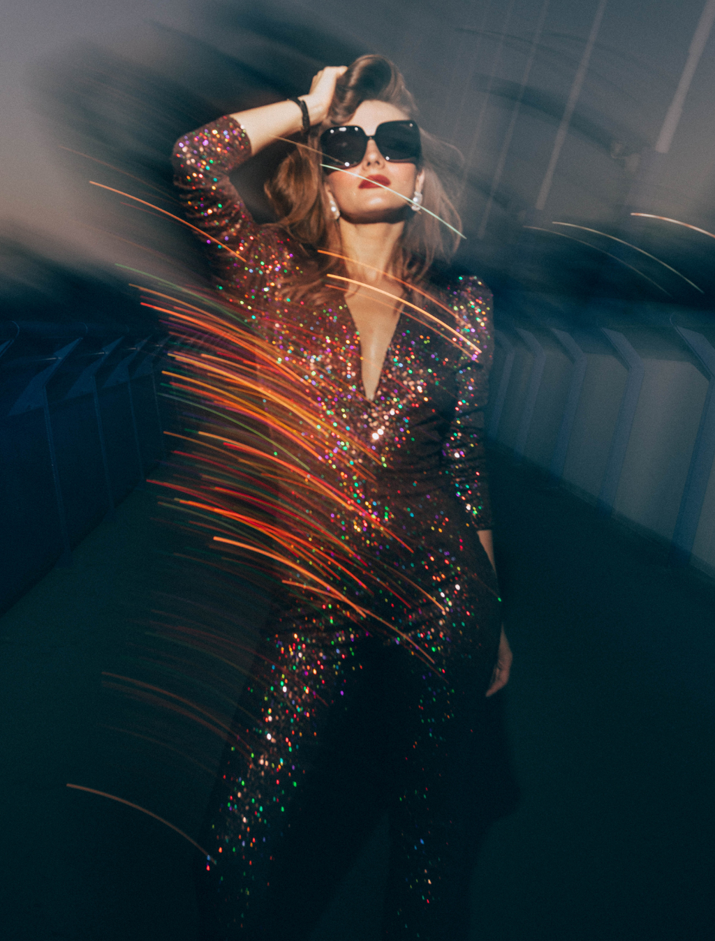 Dynasty Jumpsuit in Rose Gold