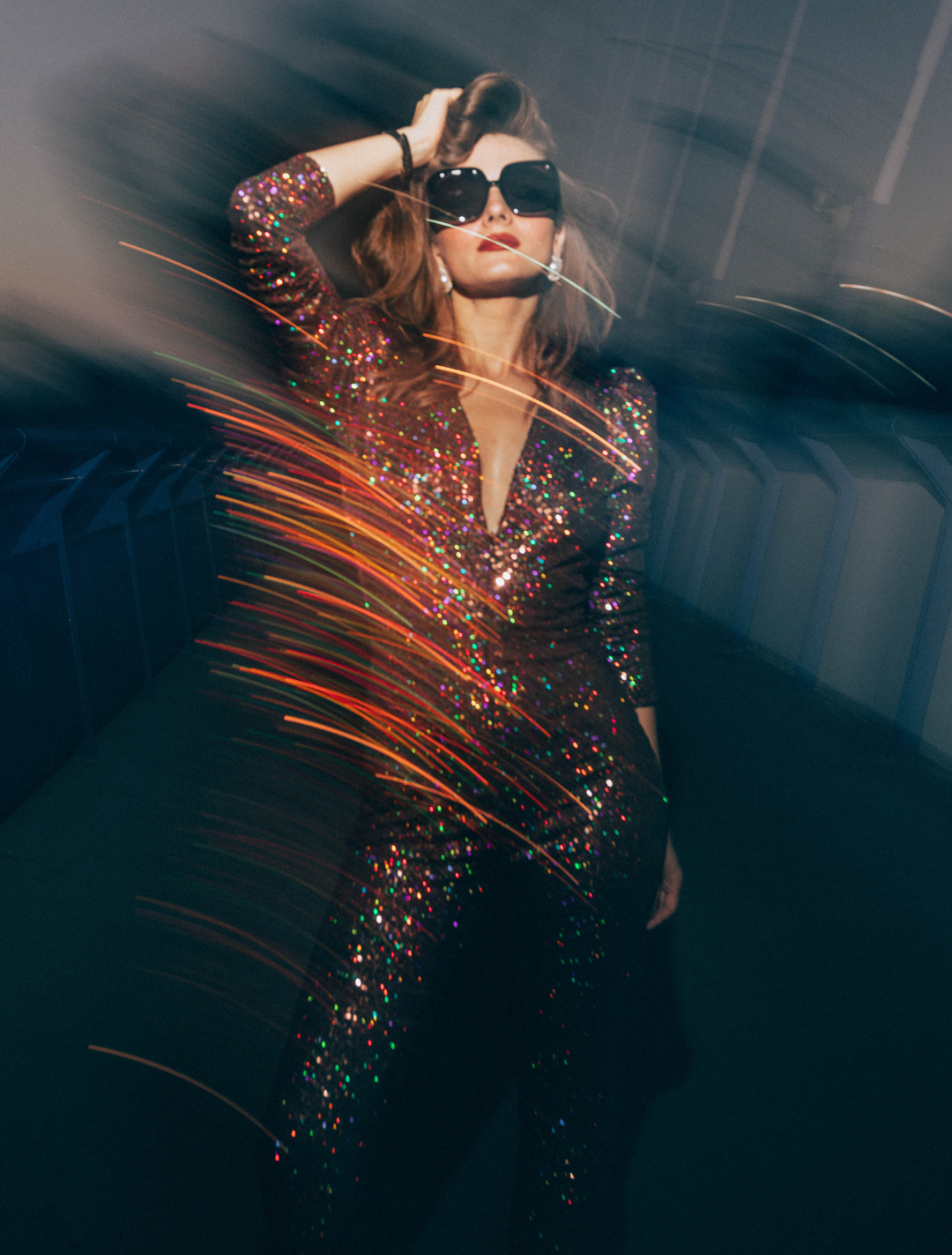 Dynasty Jumpsuit in Rose Gold