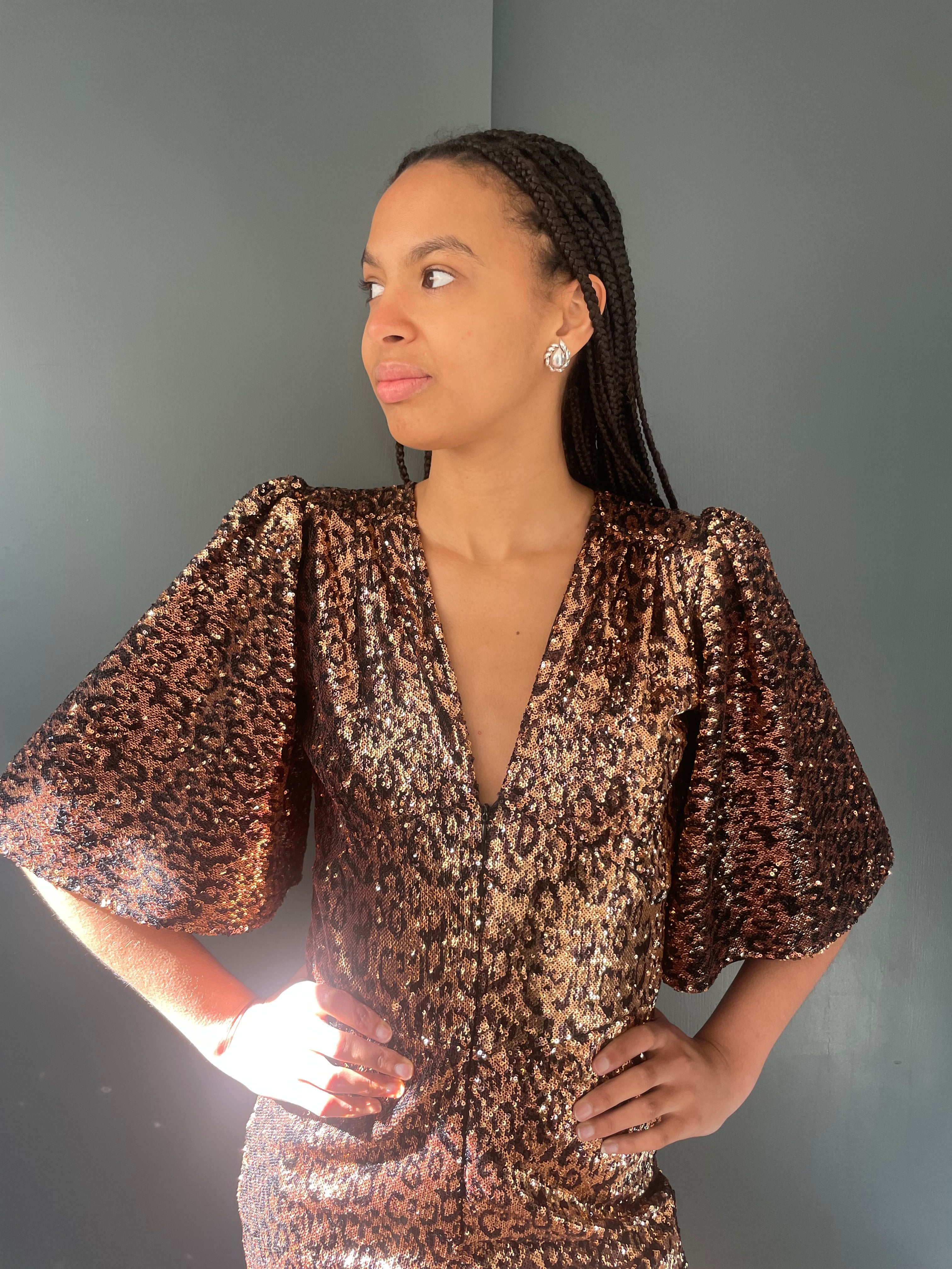 Sophie B Playsuit in Leopard Print