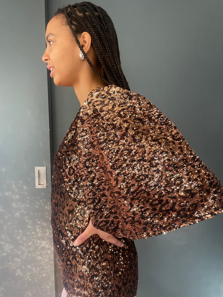Sophie B Playsuit in Leopard Print
