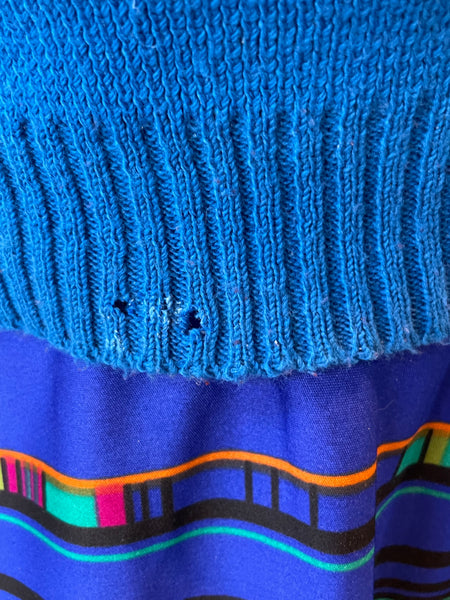 1970s Cloth Kits Balloon Sleeve Jumper
