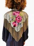 Tipperleyhill Floral Sequin Cape