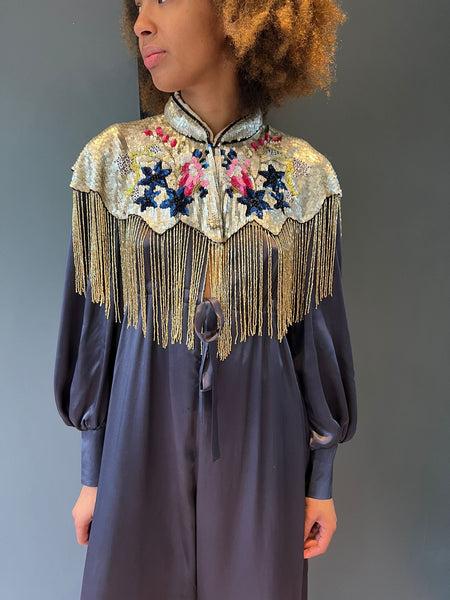 Tipperleyhill Floral Sequin Cape