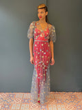 Sheer Sequin Dress from Woo Woo Boutique - front view standing