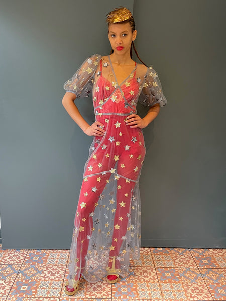 Sheer Sequin Dress from Woo Woo Boutique - full front view 2