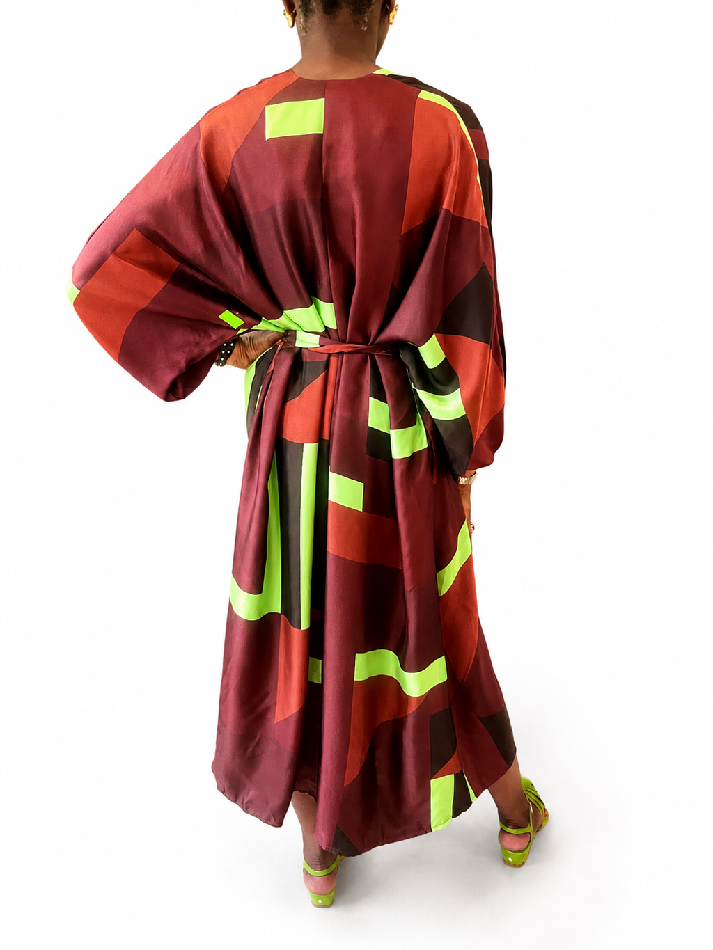 Aurora Multicoloured Silk Dress