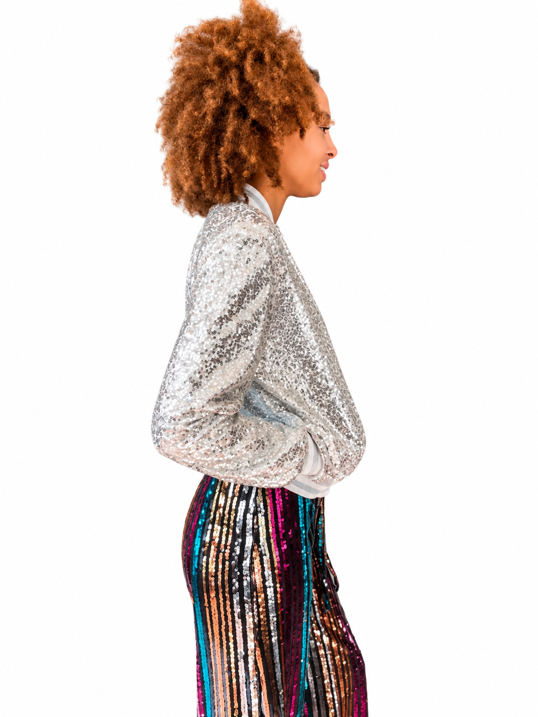 Silver Zappy Bomber Jacket