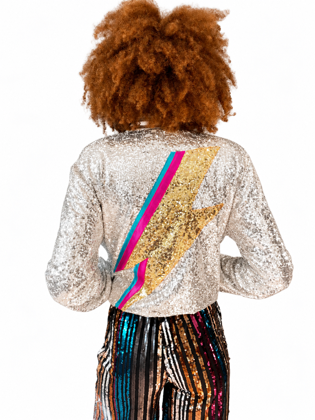 Silver Zappy Bomber Jacket