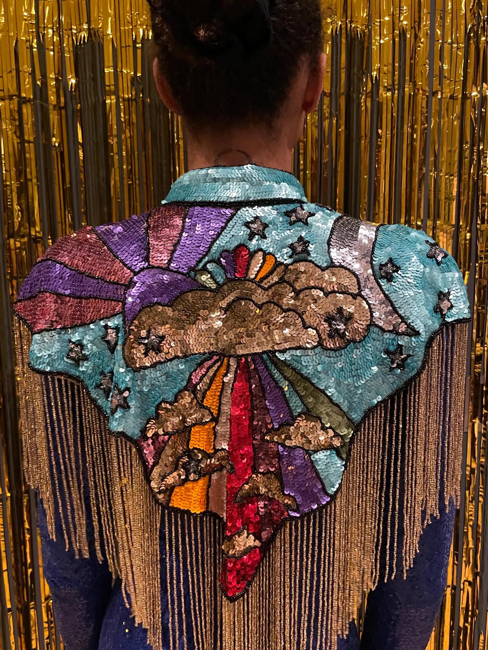 Dreams Sequin Cape