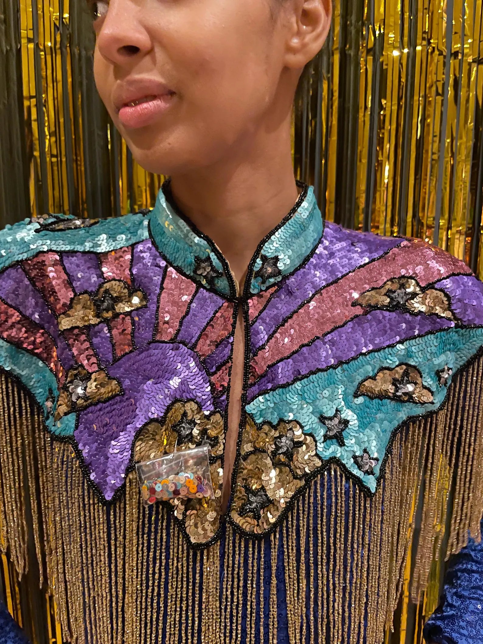 Dreams Sequin Cape