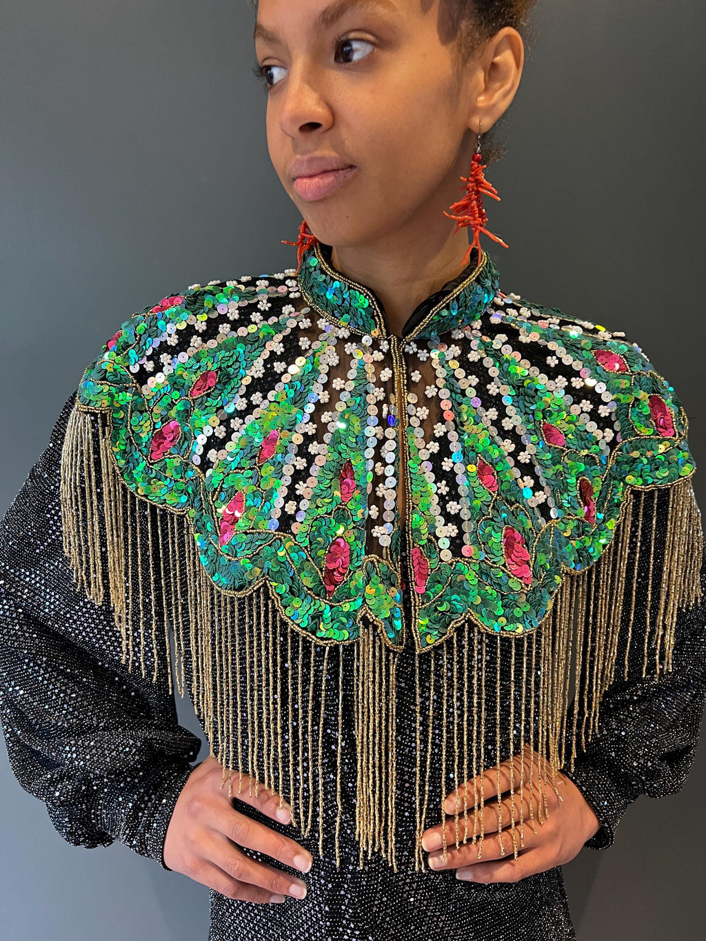 Shimmy Cha Cha  Sequin Cape