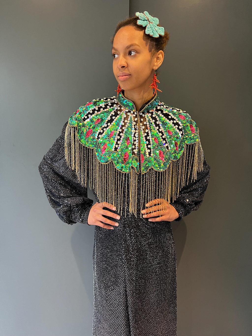 Shimmy Cha Cha  Sequin Cape