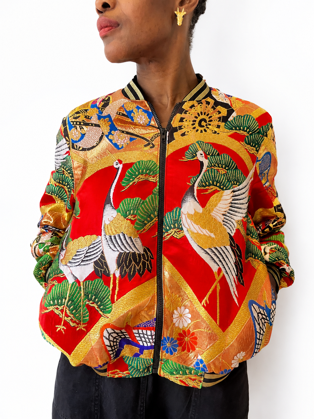 Vintage Japanese Uchikake Bomber