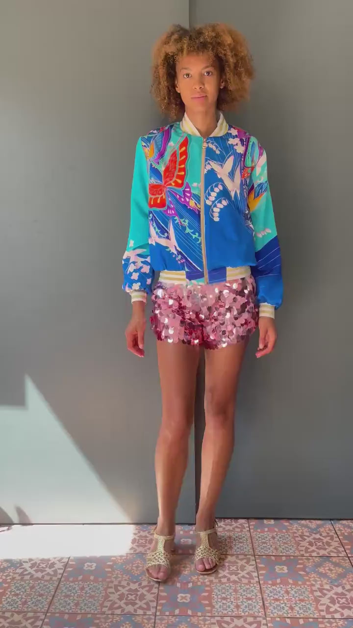 Butterfly Kimono Bomber Jacket