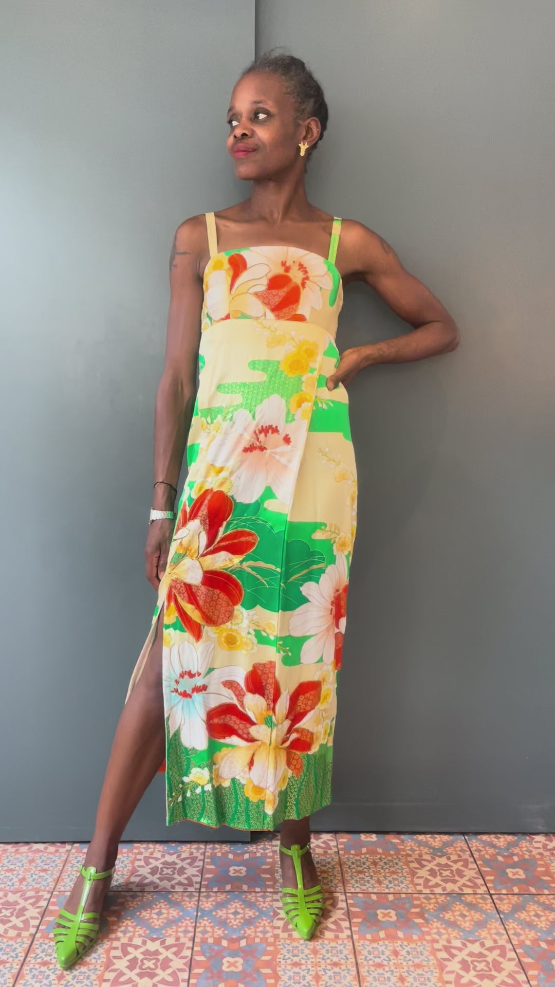 Maxi Vintage Kimono Sundress