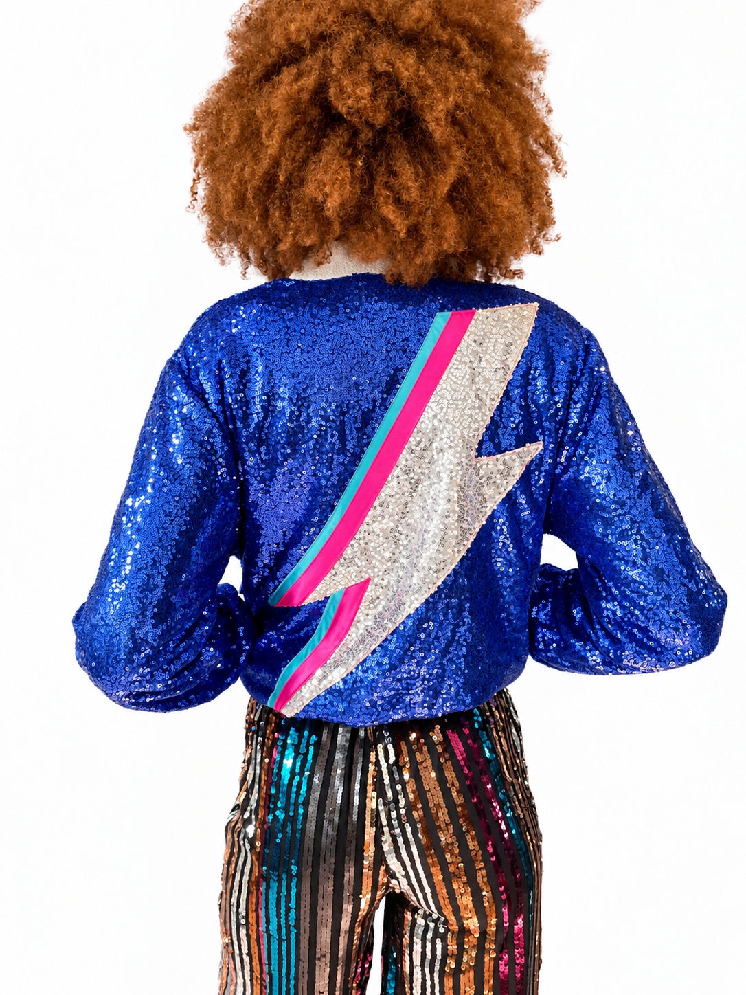 Royal Blue Zappy Bomber Jacket