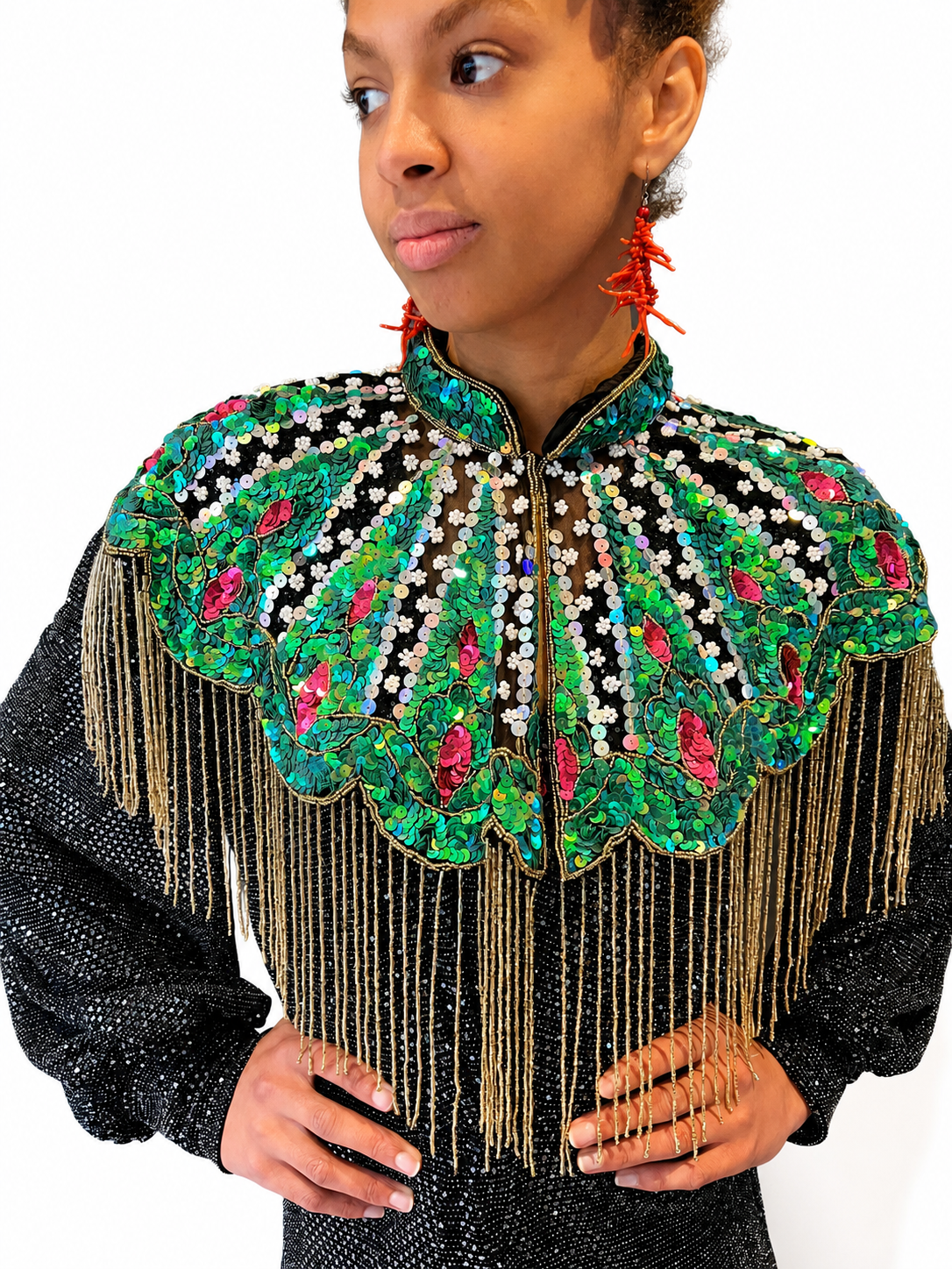 Shimmy Cha Cha  Sequin Cape