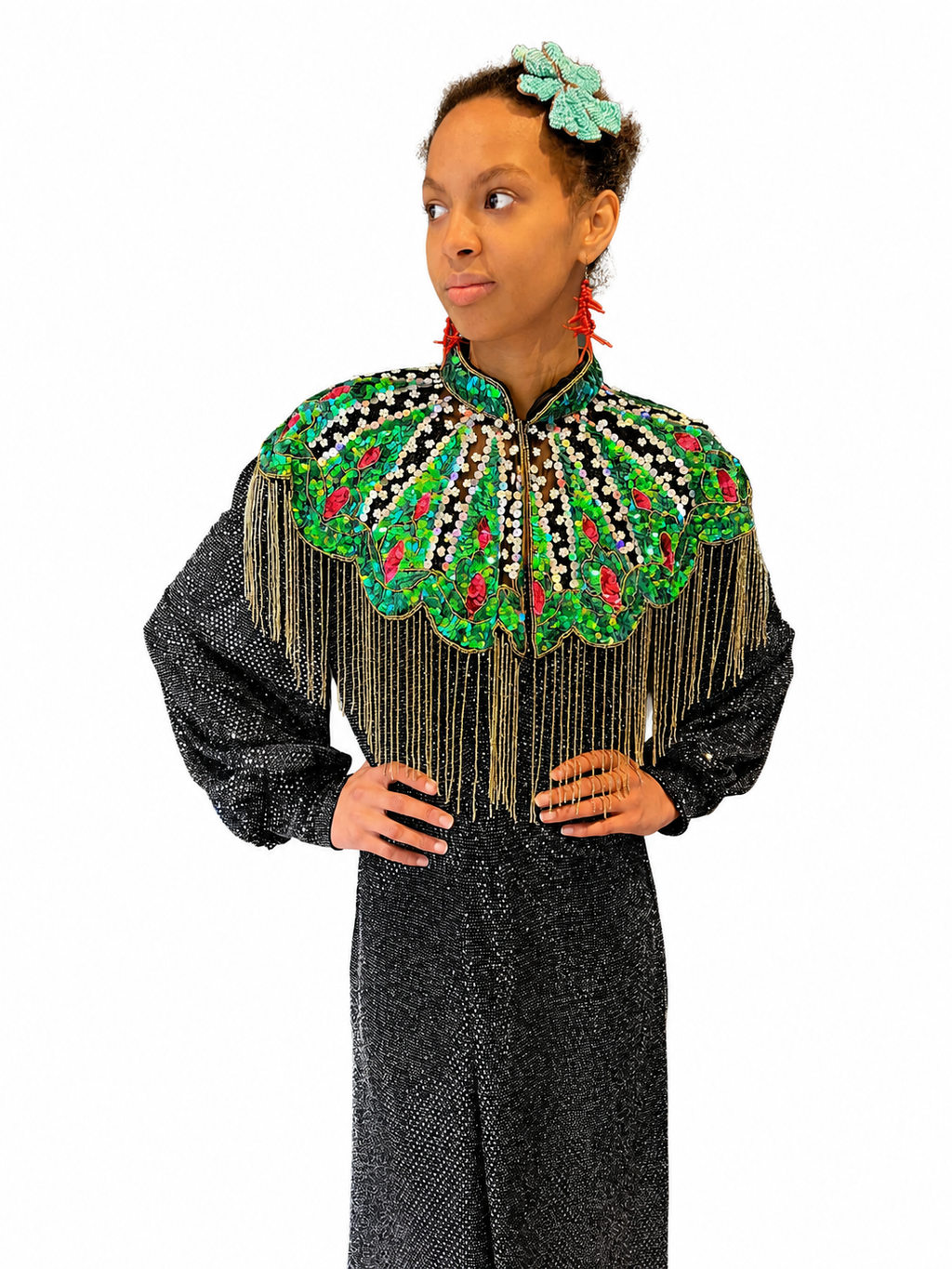 Shimmy Cha Cha  Sequin Cape