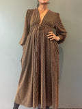 Percy Dress in Gold - front view